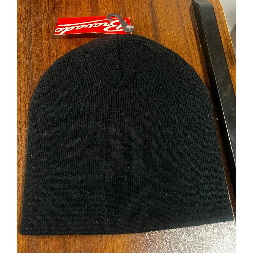 Guns N’ Roses Black Knit Beanie Embroidered Logo Rock Band Hat